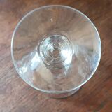 3 verres en cristal