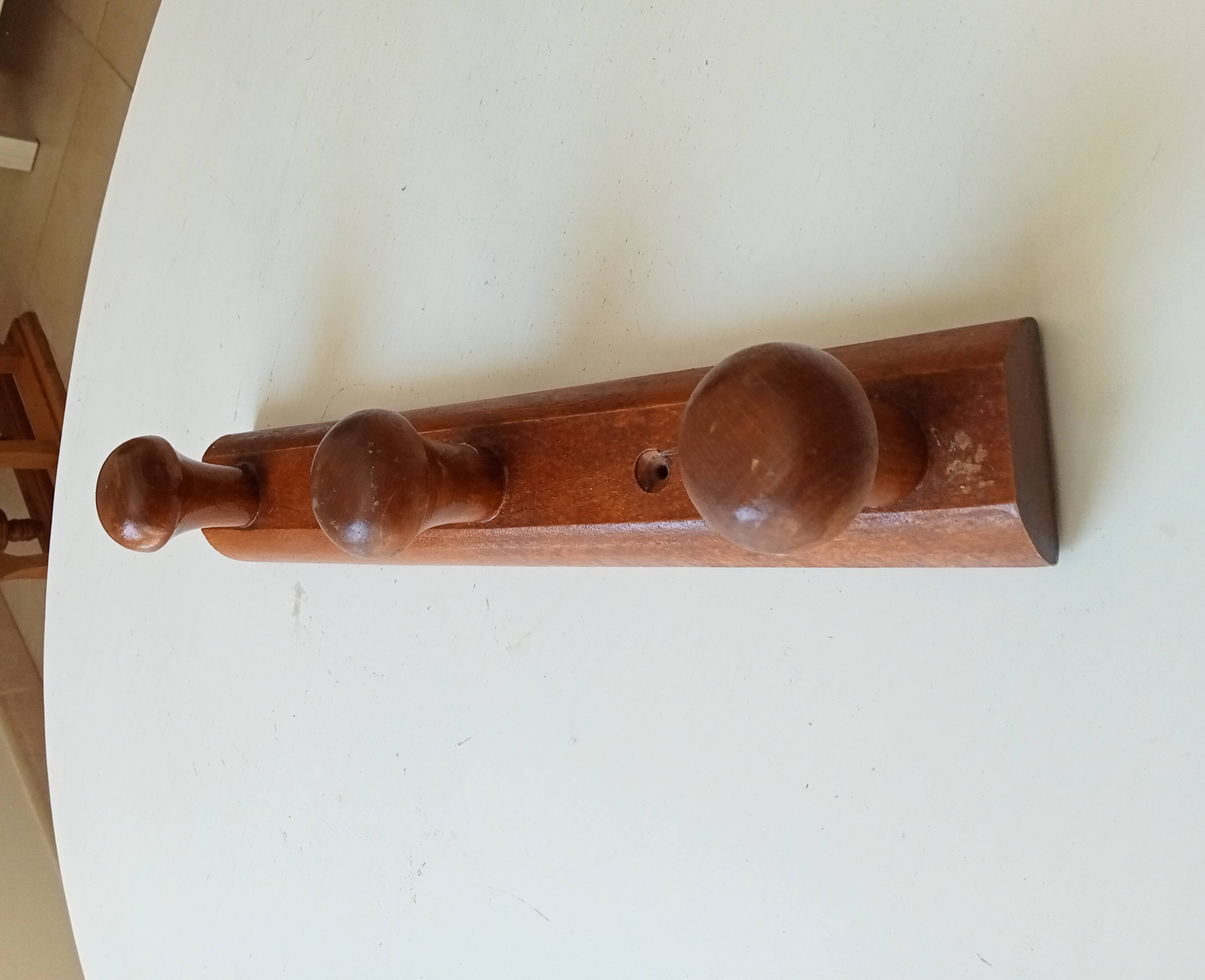 Vintage wall coat rack from the 70s