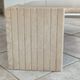 Travertine coffee table