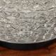 RZB glass globe ceiling light 29cm Vintage