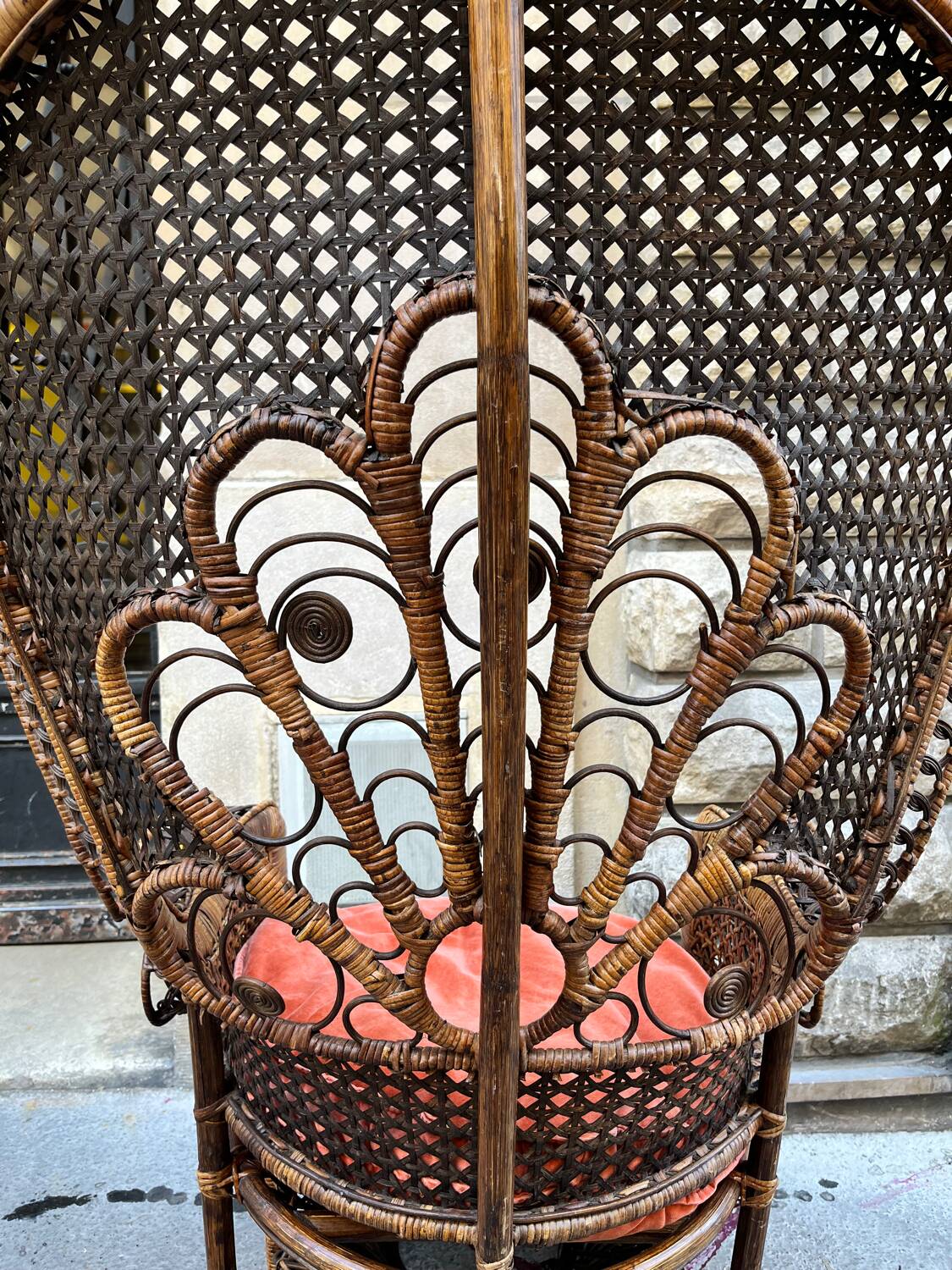 “Emmanuelle” rattan armchair, 1970