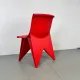 Modernist futuristic endless style printed chair attributed to Dirk van de Kooij, 2000s