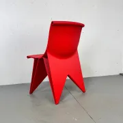 Chaise imprimée au style moderne futuriste et infini attribuée à Dirk van de Kooij, années 2000.