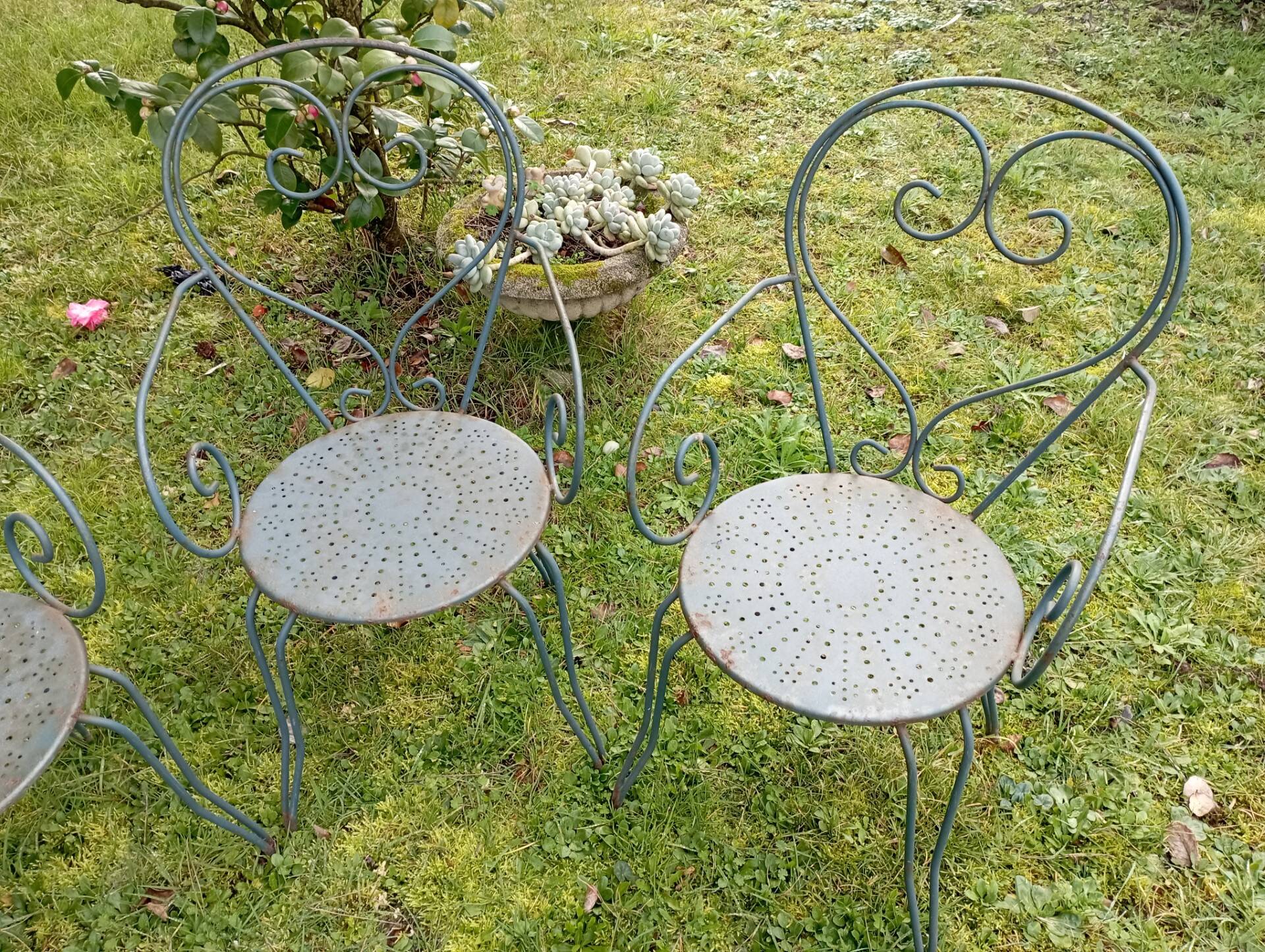 Old garden chairs