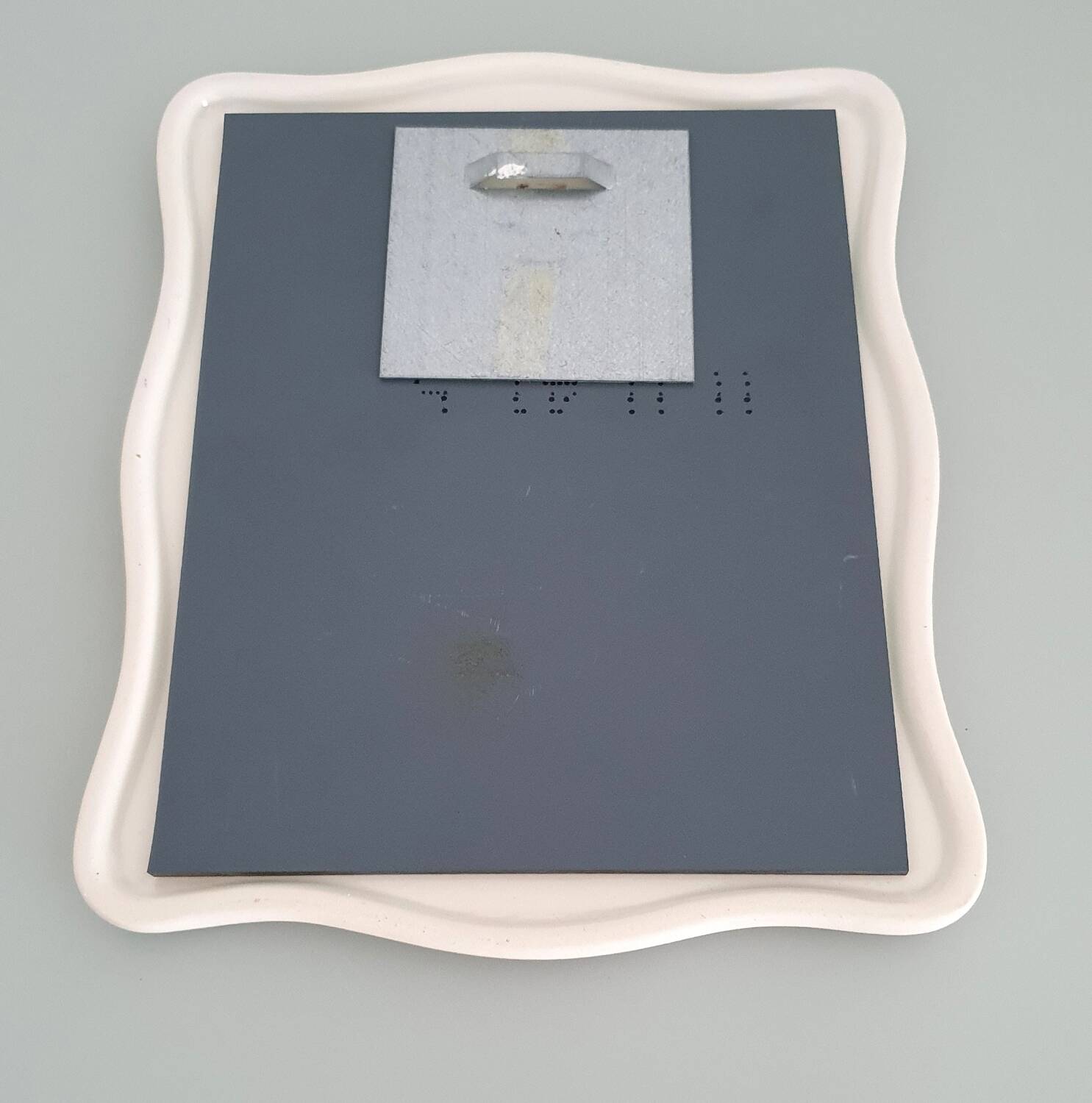 Lunéville earthenware mirror - Réverbère collection