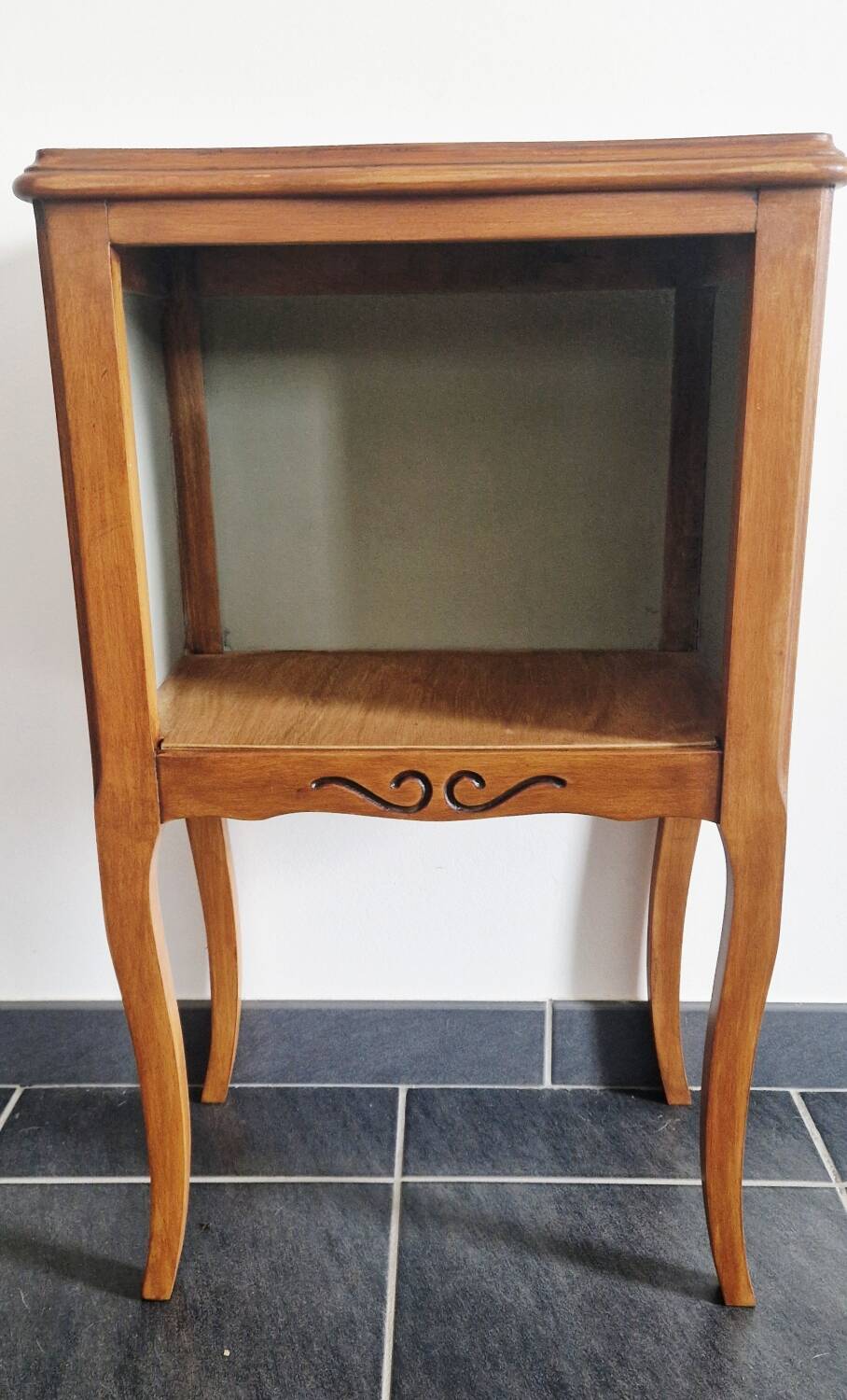 Vintage wooden bedside table