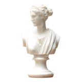 Greek bust of Diana in resin, 70s