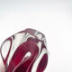 Vase Fratelli Toso Chambord Sommerso Rubis 25cm 954g Murano