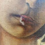 Dutch oil painting of Madonna and Child, signed C. Vesters, 1940