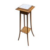 Wooden and ceramic sellette, 1920