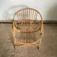 Vintage rattan children's armchair 1960s
