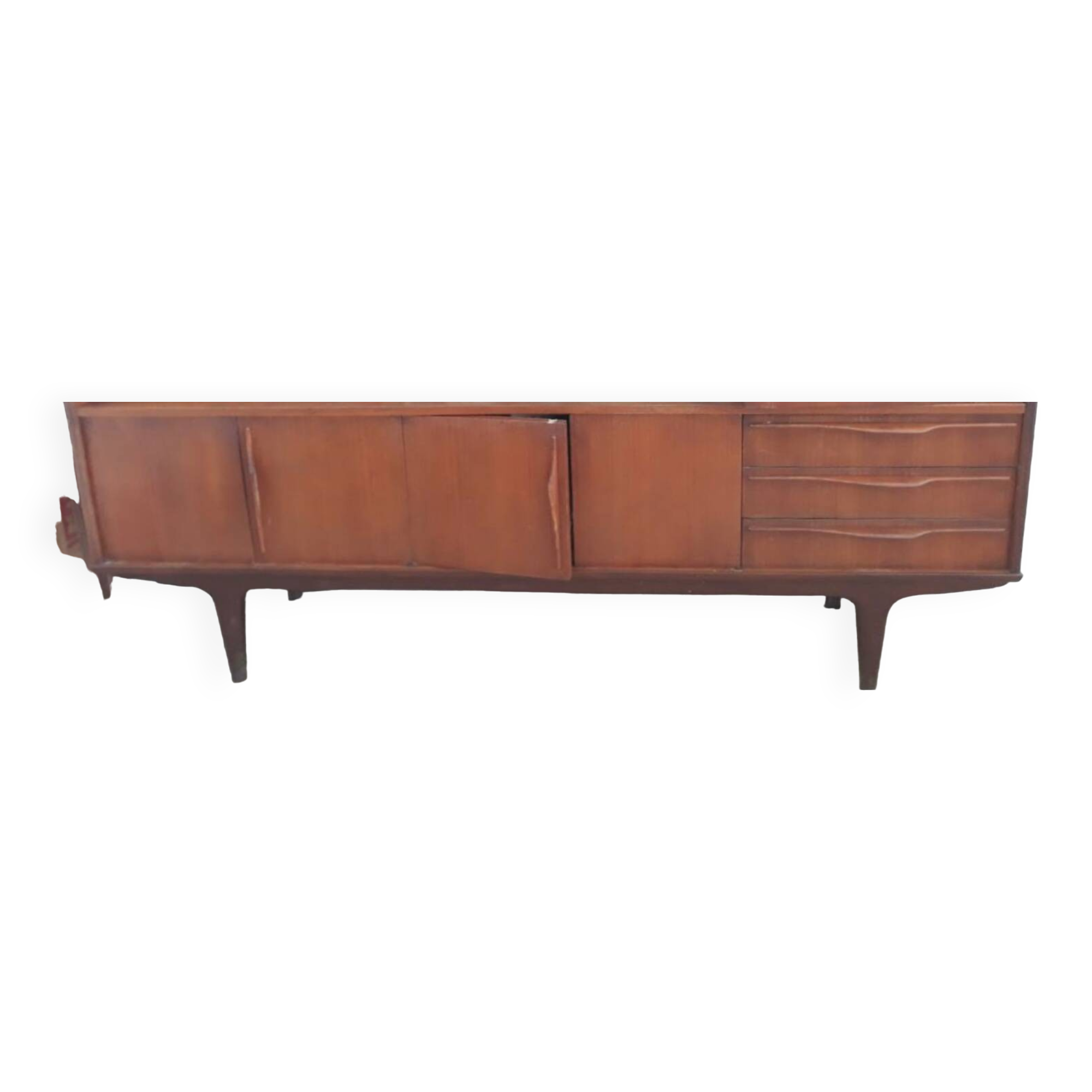 Vintage Scandinavian teak sideboard