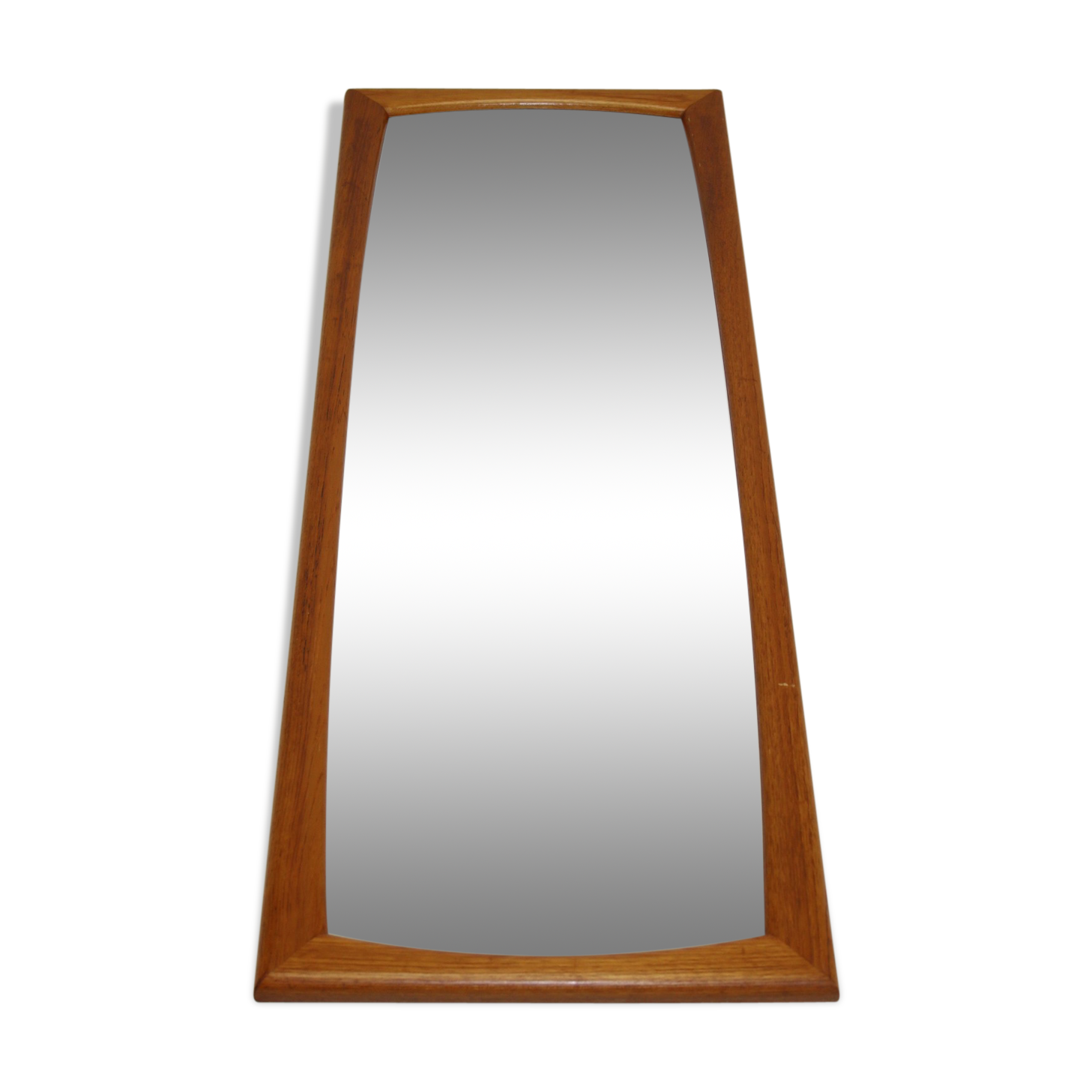 Miroir rectangulaire en bois de teck