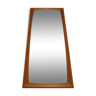 Teak wooden rectangular mirror