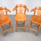 Set of 3 TON bentwood bar stools, Czech Republic, circa 1990.