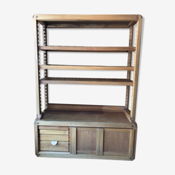 Bookcase 2 doors, 4 drawers with crooner 3 shelves by Chapo, collection 77