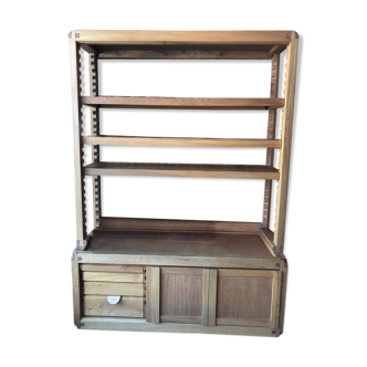 Bookcase 2 doors, 4 drawers with crooner 3 shelves by Chapo, collection 77