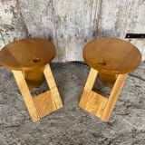 Pair of Folding Stools SUZY Design Adrian Reed Style Roger Tallon Bo