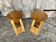 Pair of Folding Stools SUZY Design Adrian Reed Style Roger Tallon Bo