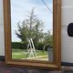 Miroir bois et stuc doré 19 ème