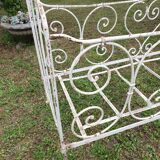 Old wrought iron bed