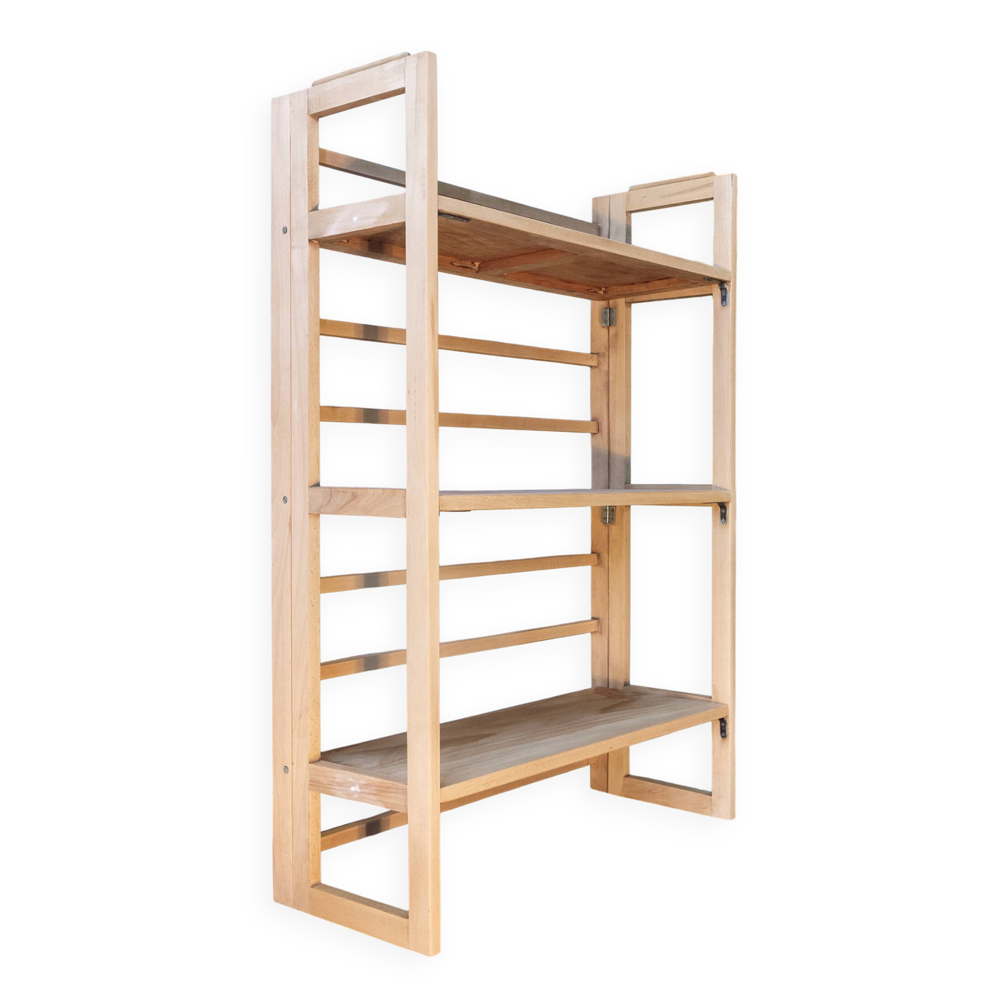 1960s folding bookseller's shelf