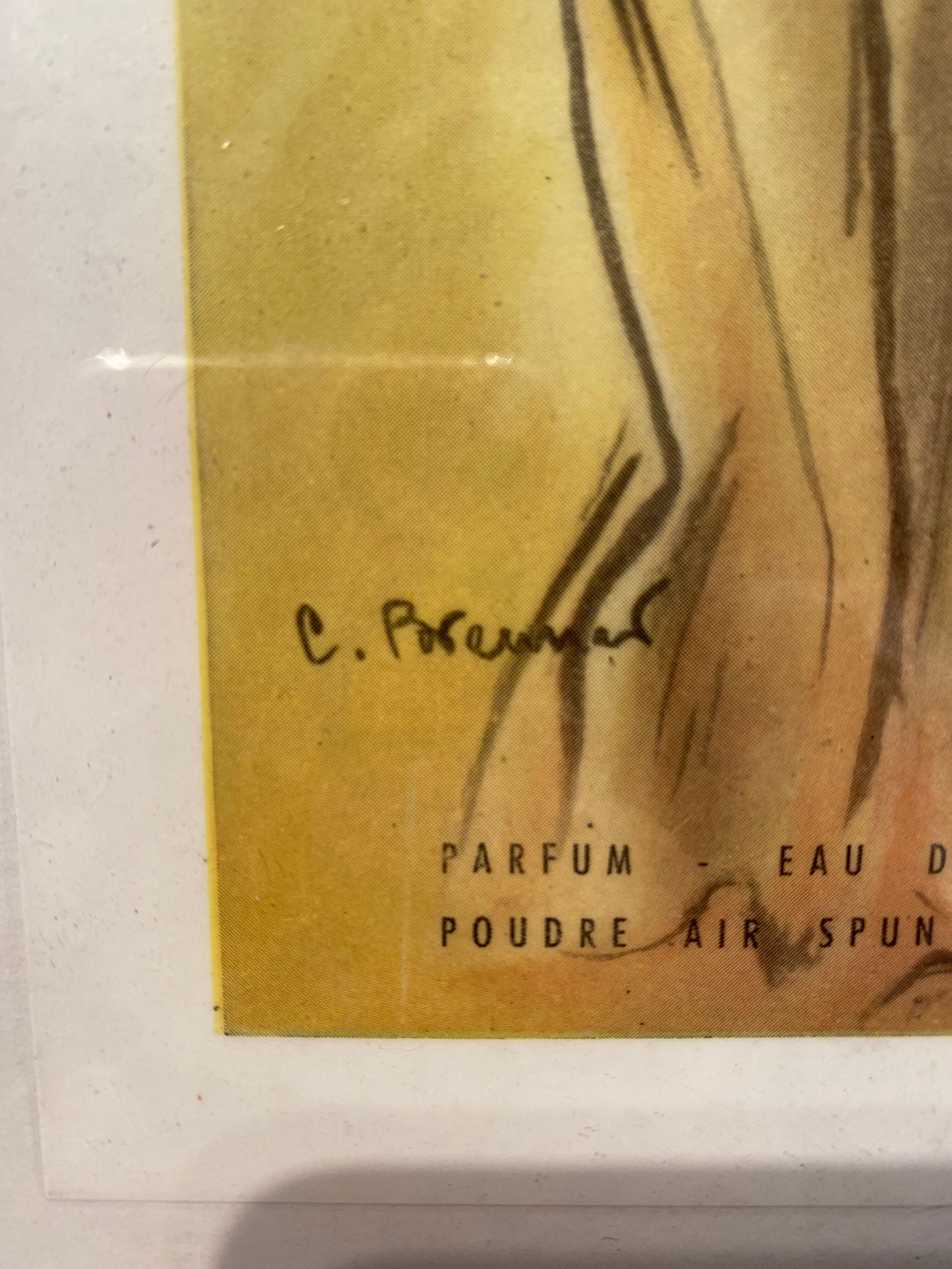 Framed edition for the perfume oregano, by Coty