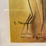 Framed edition for the perfume oregano, by Coty