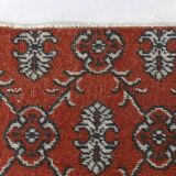2x9 Red & Dark Blue Floral Vintage Runner Rug, 75x285Cm SK 23566