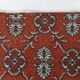 Tapis de couloir vintage floral rouge et bleu foncé 2 x 9, 75 x 285 cm SK 23566