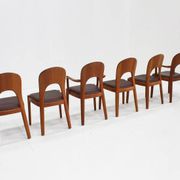Vintage Danish dining chairs by Niels Koefoed for Koefoeds Hornslet, set of 6