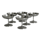 6 Letang Remy stainless steel footed bowls