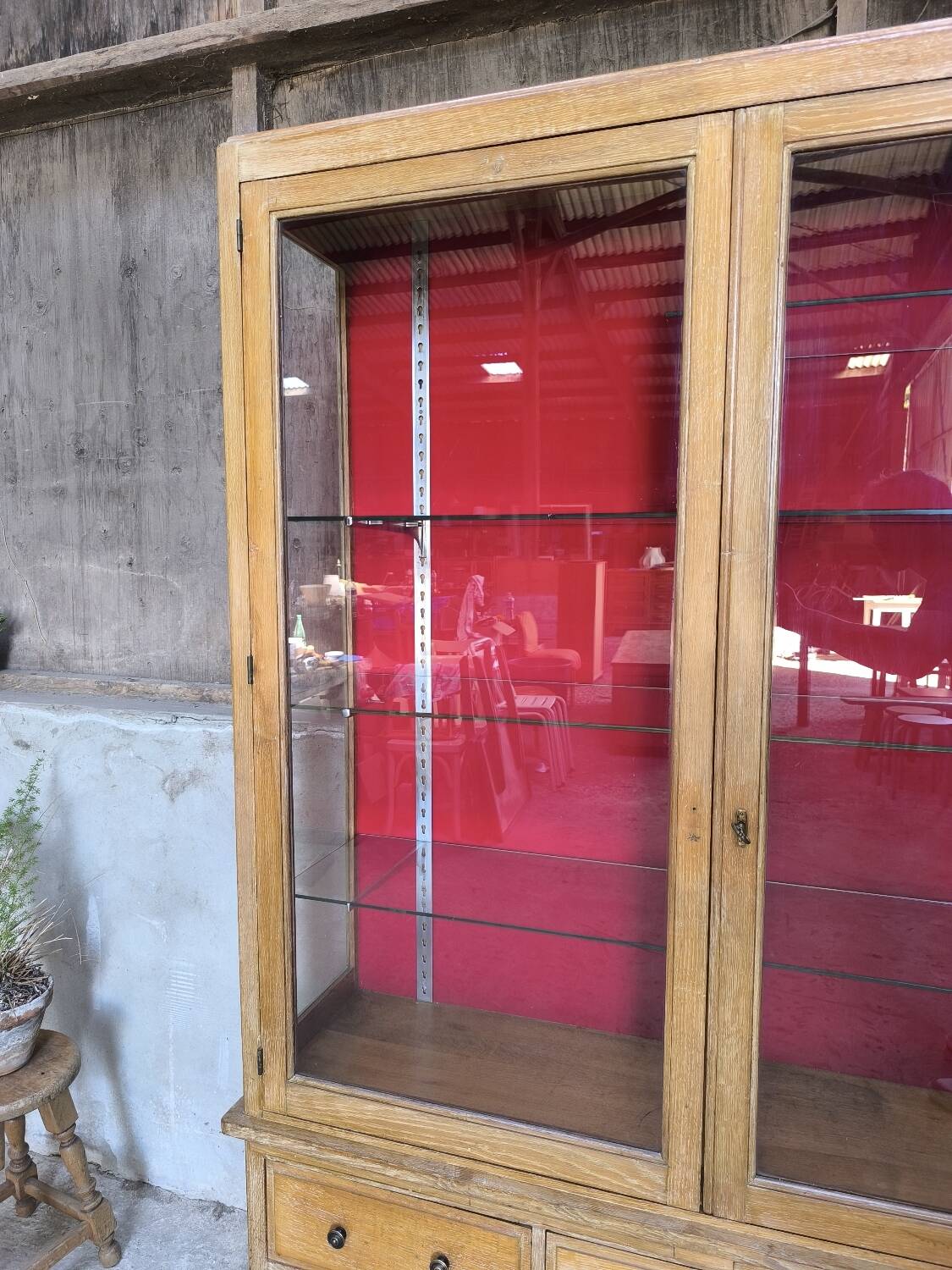 1950s trade furniture display case