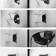 Pair of Orbita leather armchairs by Duncan & Dave Dickinson