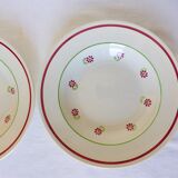 2 deep plates from Gien, Christian model 2107129