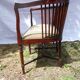 Old seat and 2 armchairs