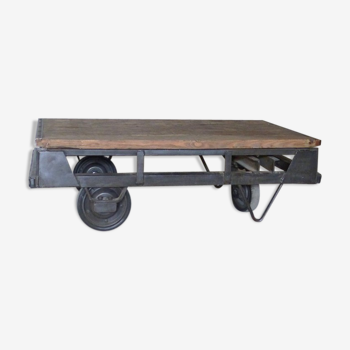 Coffee table factory cart