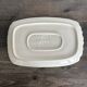 Vintage White Ceramic Asparagus Dish