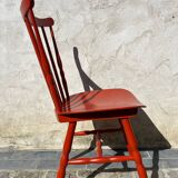 Brick red Baumann chair