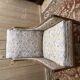 Pair of English / Art Deco style wingback armchairs