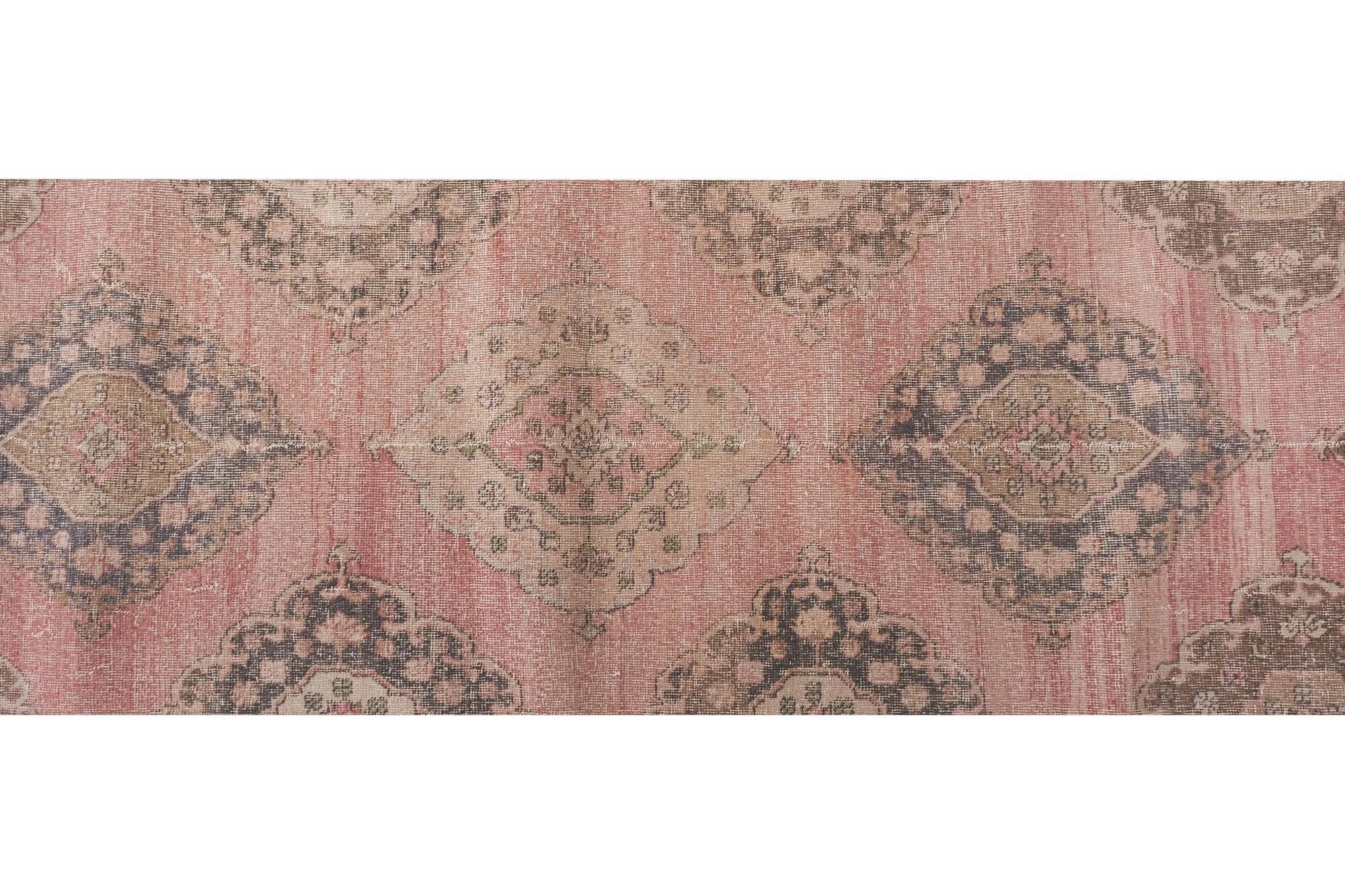 Vintage Turkish hallway rug 80x763 cm