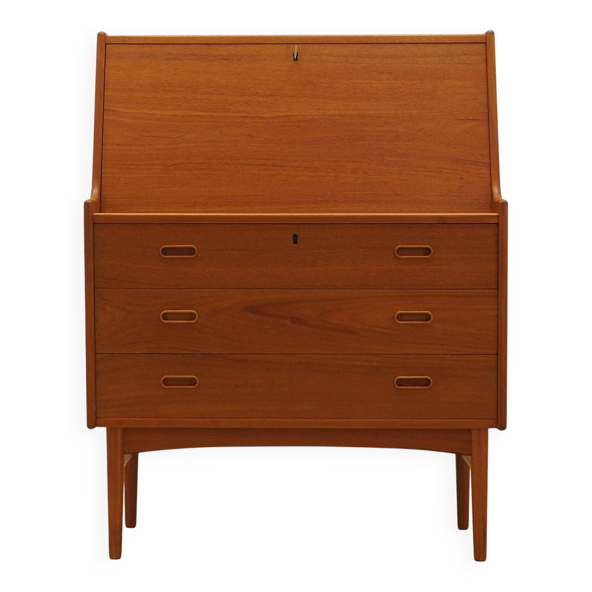 Teak secretary, Danish design, 1960s, designer: Arne Wahl Iversen, manufact