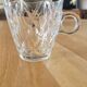 2 thick glass mugs