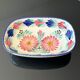 Ravier ashtray Faïencerie de Quimper, HB Henriot - floral decoration
