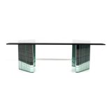 Table basse en verre  des années 70