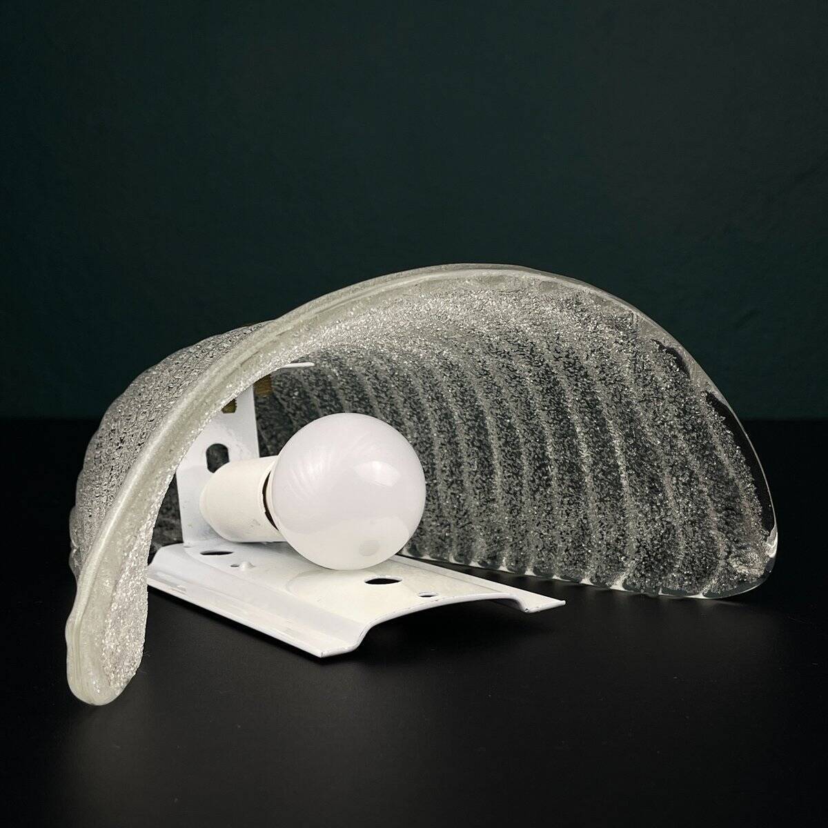 Original Murano wall lamps, Italy, 1970s