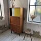 Modernist teak secretary desk, 1950s