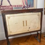 Old Parisian metro bench