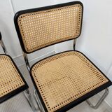 Lot de 4 chaises B32 noires