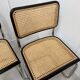 Lot de 4 chaises B32 noires